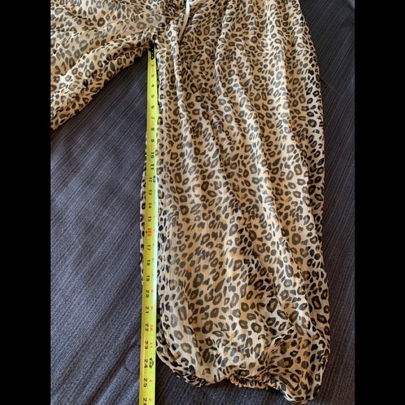 COPY - Vintage Set Top Garem Palazzo Pants Animal Tiger - Picture 15 of 16